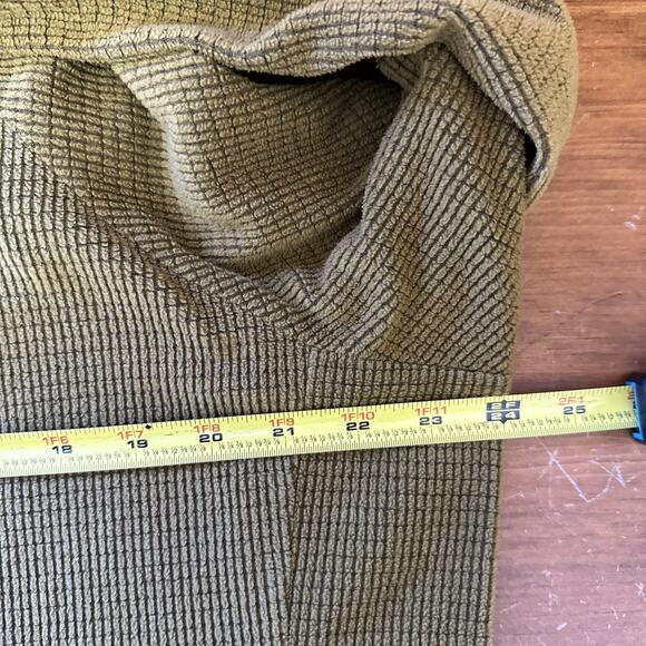 Melanzana Men's Large Micro Grid Fleece Hoodie Layer Ski Mountains Pockets Hike - Picture 7 of 8